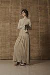 Mutedance 25 Spring/Summer Sheep Wool Waist Dress MD-MD25SS34-BEIGE MD25SS35